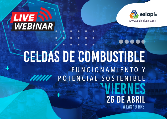 WEBINAR Celdas de Combustible: 26 de Abril
